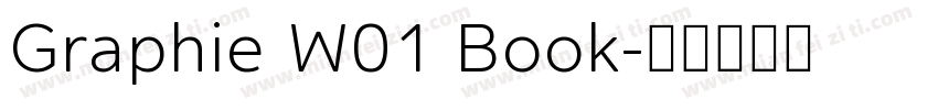 Graphie W01 Book字体转换